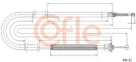 Трос стояночного тормоза лев задн FIAT DOBLO VAN/FURGONE all 03/01-04/03/05-