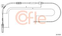 Трос стояночного тормоза передн MERCEDES-BENZ A-Klasse> 140-160-170-180-190-200 all mod SWB/tipo corto 98-04