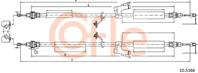 Трос стояночного тормоза FORD: FOCUS REAR 05- 1830/1700+1873/1745 mm