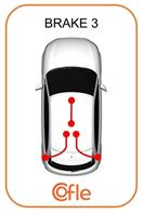 Трос стояночного тормоза задн лев LANCIA KAPPA all 95-01