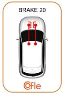 Трос стояночного тормоза лев CITROEN XANTIA all (кроме Turbo CT-TDS 2.1) 93- Трос стояночного тормоза лев CITROEN XANTIA all (кроме Turbo CT-TDS 2.1) 93-