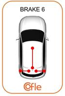 Трос стояночного тормоза VOLVO: V70 2,4 DS 06 756/652 mm