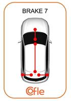 Трос стояночного тормоза центр MB V-Klasse Van all Vito 97-8/03