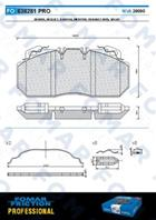 КОМПЛЕКТ ТОРМОЗНЫХ КОЛОДОК, ДИСКОВЫЙ ТОРМОЗ FOMAR FRICTION WVA29090