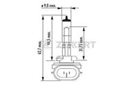 Лампа H27W2 12V 27W PGJ13