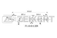 Амортизатор багажника VW Transporter III 79-