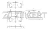 Колодки торм. диск. перед Dodge i10 11-, Hyundai i10 07-, Kia Picanto 04-
