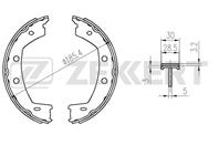 Колодки торм. бараб. зад. с уст. компл. LR Freelan
