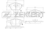 Колодки торм. диск. перед. Audi A3 96-  TT I  II 9