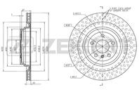 Диск торм. зад. MB ML (W166) 11-
