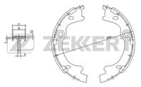 Колодки торм. бараб. зад Kia Sportage II 06-, Hyundai i30 07-, Cee'd I, II 06-, Pro Cee'd 08-