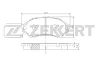 Колодки торм. диск. перед Mazda 323 VI 98-