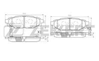 Колодки торм. диск. зад Subaru Forester (SH, SJ) 07-, Impreza (GR, GP) 07-, Outback (BL, BP, BM) 03-
