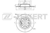Диск торм. зад. Opel Astra H 05-  Zafira B  C 05-