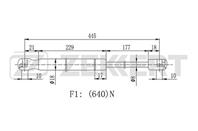 Амортизатор багажника Kia Ceed II 12-