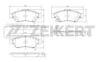 Колодки торм. диск. перед Suzuki Liana (ER) 01-