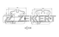 Колодки торм. диск. зад. Mini (F55) 13-  (F56) 13-
