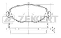 Колодки торм. диск. перед Ford Metrostar 00-, Mondeo III 00-, Jaguar X-Type (X400) 01-
