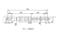 Амортизатор капота Lexus GS (S190) 05-