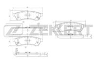 Колодки торм. диск. зад Chevrolet Epica (V250) 06-, Daewoo Tosca (V250) 06-