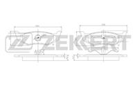 Колодки торм. диск. зад Chrysler 300M (LR) 98-,Cirrus 94-, Voyager III 95-, Dodge Caravan III 95-