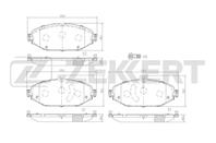 Колодки торм. диск. передн. MB C-Class (205) 13-  