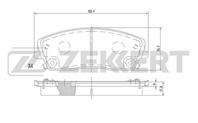 Колодки торм. диск. перед Chrysler 300 C (LX) 04-, Dodge Charger 05-, Challenger 08-