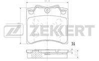 Колодки торм. диск. перед VW Kombi 92-  Multivan I