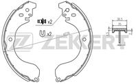 Барабанные тормозные колодки задние BK4179 от фирмы Zekkert