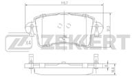 Колодки торм. диск. зад Nissan Interstar (X70) 02-, Opel Movano 98-, Renault Master II 98-