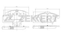Колодки торм. диск. перед Citroen C5 I, II 01-, Ford Mondeo IV 07-, Peugeot  508 10-, Volvo S60 II 10-