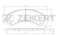 Колодки торм. диск. перед. Isuzu Elf  02-  Mazda T