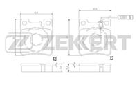 Колодки торм. диск. зад. MB C-Class (202  203) 94-