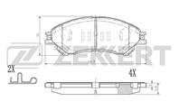 Колодки торм. диск. перед Suzuki SX4 (JY) 13-
