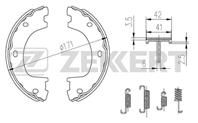 Колодки торм. бараб. зад MB Sprinter (906) 06-  VW