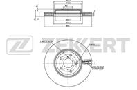 Диск торм. перед. Lexus LS 430 (F30) 00-