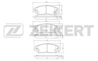 Колодки торм. диск. перед. Toyota Camry (V40) 06- 