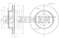 Диск торм. перед. Toyota 4 Runner II, III, 89-, Land Cruiser Prado 90 95-