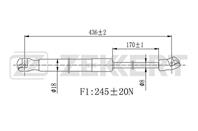 Амортизатор капота Hyundai ix55 08-
