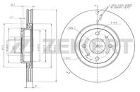 Диск торм. перед. Alfa Romeo 155 92-, Fiat Bravo I, II 95-, Doblo 01-, Idea 04-