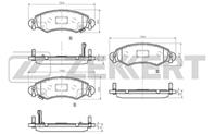 Колодки торм. диск. перед Suzuki Wagon R (MM) 00-, Opel Agila A 00-, Subaru Justy (G3X) 03-