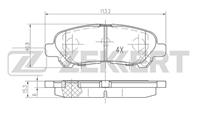 Колодки торм. диск. зад Toyota Kluger (_U4_) 07-