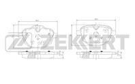 Колодки торм. диск. зад BMW 5 (F10, F11) 10-, X3 (F25) 10-, X4 (F26) 14-, Z4 (E89) 09-