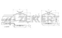 Колодки торм. диск. зад Seat Ibiza IV 02-  Skoda F
