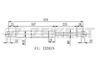 Амортизатор багажника Opel Mokka 12-  Chevrolet Tr