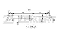 Амортизатор багажника Audi A4 IV 07-