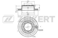Диск торм. зад. Renault Master II 05-