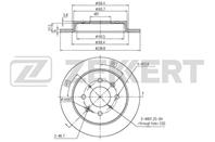 Диск торм. зад. Honda City III  IV 08-  Jazz II 08