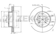 Диск торм. перед. SUZUKI Alto (EF) 98-, Baleno (EG) 95-