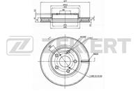 Диск торм. перед. Toyota Auris (E180) 12-  Corolla